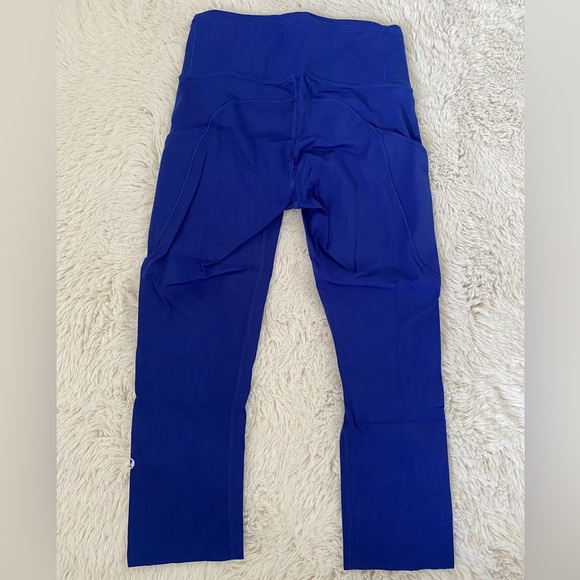 Lululemon Fast and Free High-Rise Crop II Leggings – True Navy - Picture 7 of 9